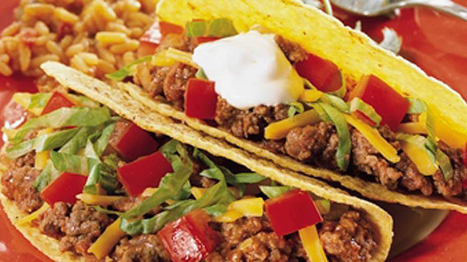 crunchy beef tacos